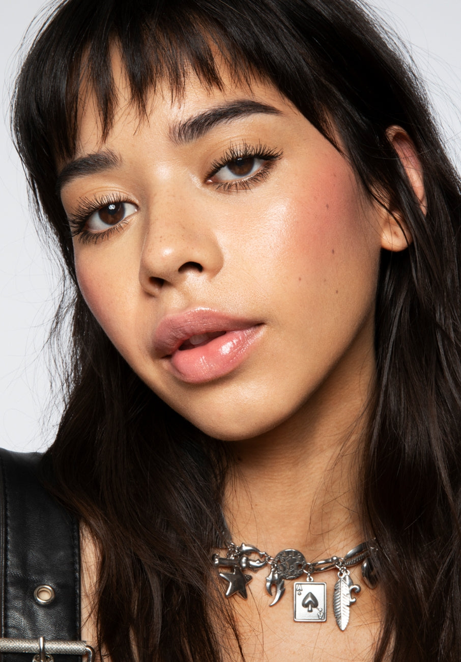 model wearing milk makeup