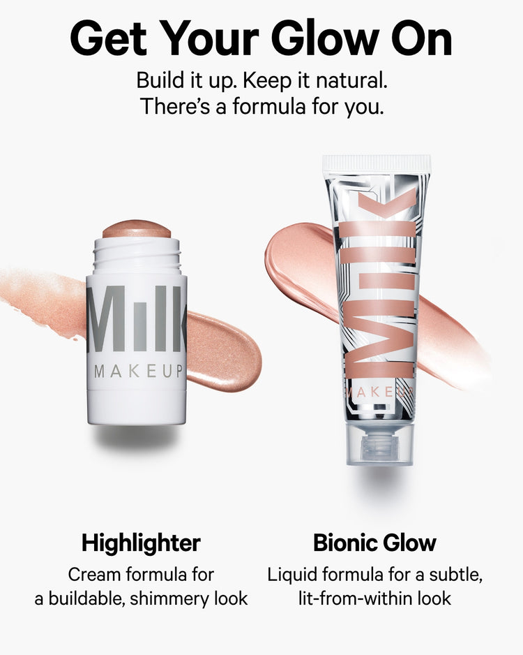 Highlighter vs Bionic Glow | Milk Makeup