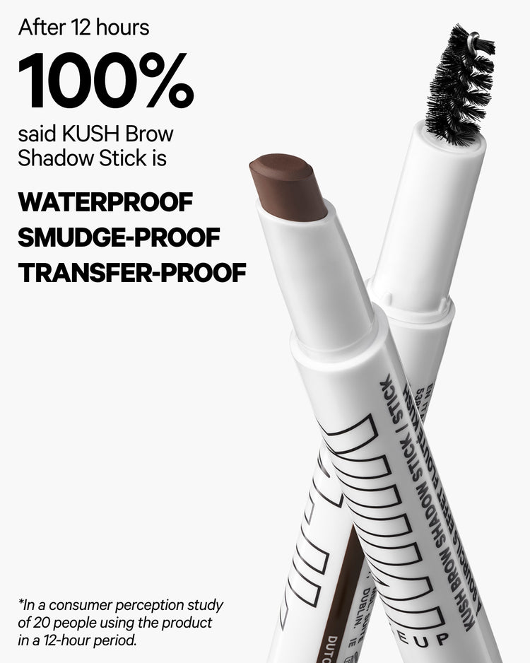 KUSH Brow Shadow Stick Waterproof Eyebrow Pencil Infographic 2 | Milk Makeup