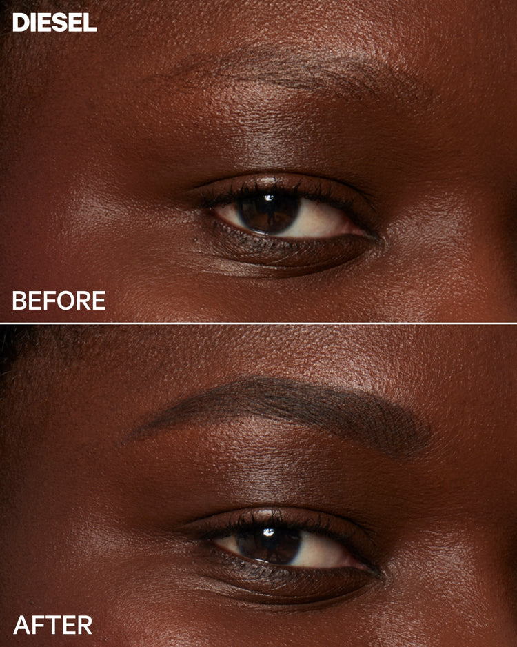KUSH Brow Shadow Stick Waterproof Eyebrow Pencil Diesel Before and After Roseline | Milk Makeup
