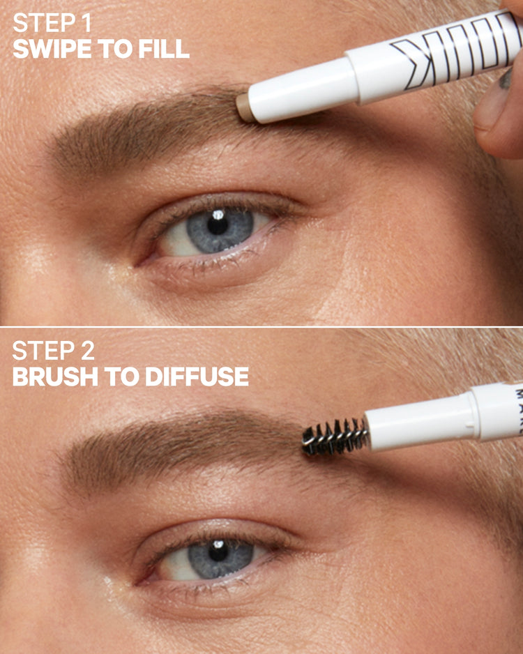 KUSH Brow Shadow Stick Waterproof Eyebrow Pencil Haze Application Philip | Milk Makeup