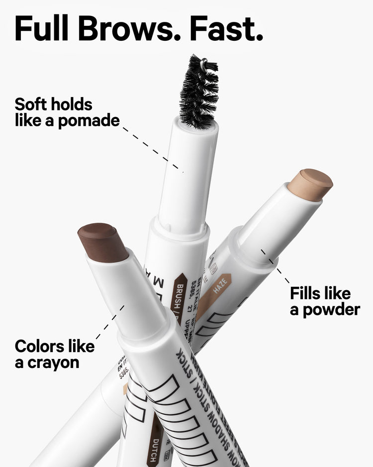 KUSH Brow Shadow Stick Waterproof Eyebrow Pencil Infographic | Milk Makeup