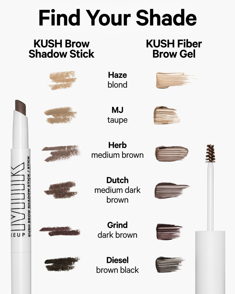 KUSH Brow Shadow Stick Waterproof Eyebrow Pencil Shade Match | Milk Makeup