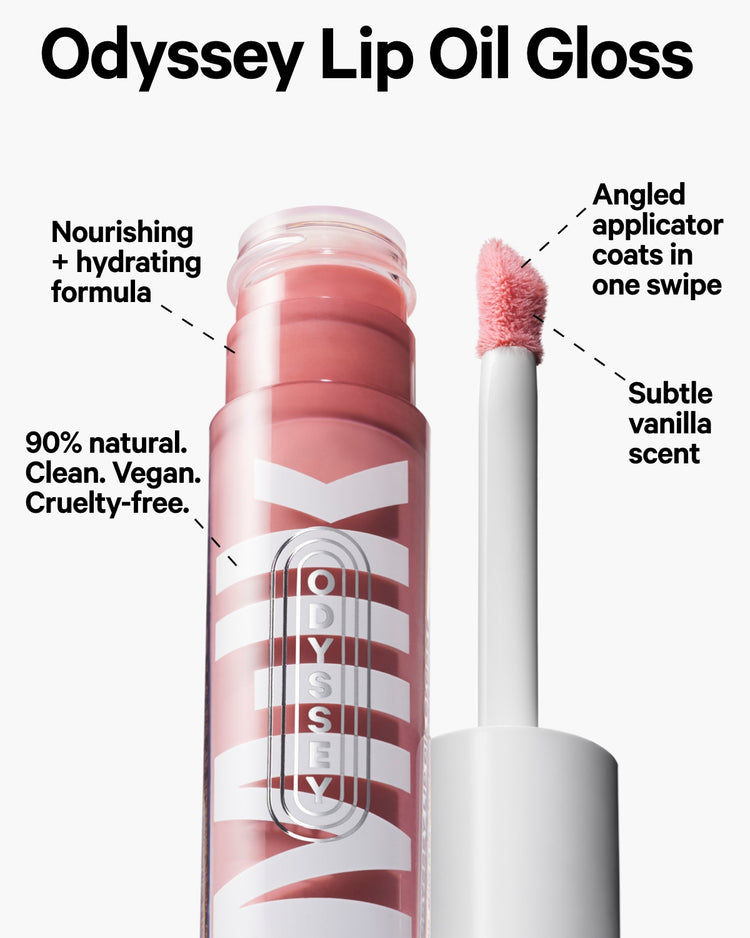 Odyssey Lip Oil Gloss Infographic | Milk Makeup