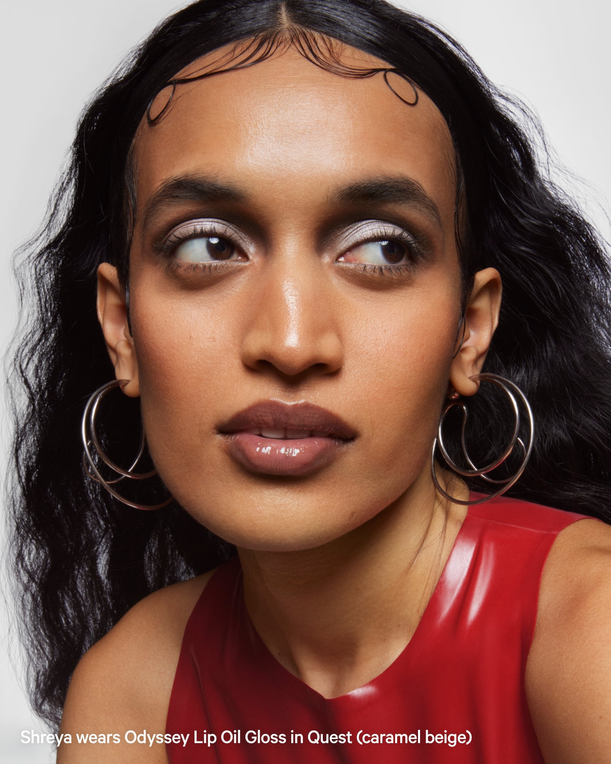 Odyssey Lip Oil Gloss Quest Portrait Shreya | Milk Makeup