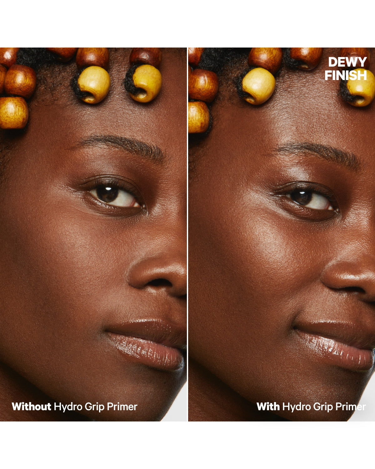 Hydro Grip Primer Before and After | Milk Makeup