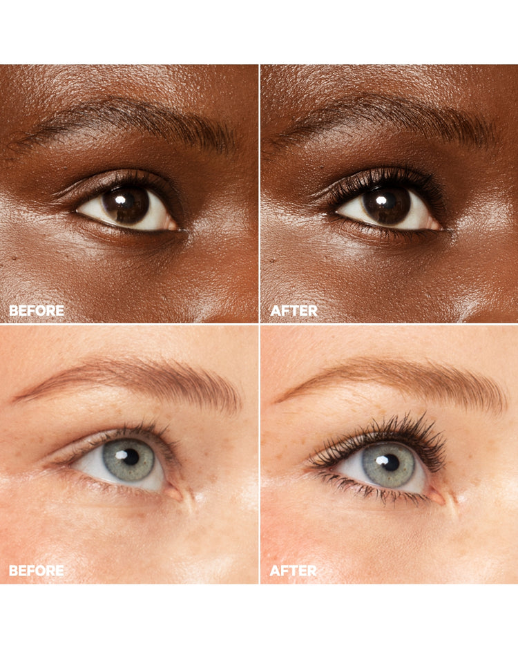 KUSH Mascara Before and After Fatou and Zuck | Milk Makeup