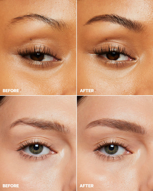 KUSH Fiber Brow Gel Before and After 3 | Milk Makeup