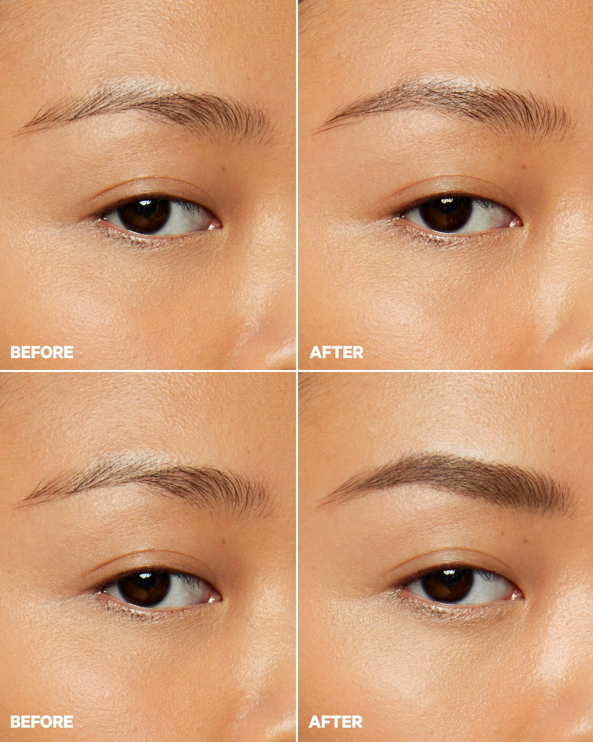 KUSH Fiber Brow Gel Before and After 4 | Milk Makeup