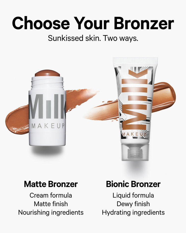 Matte Bronzer vs Bionic Bronzer | Milk Makeup