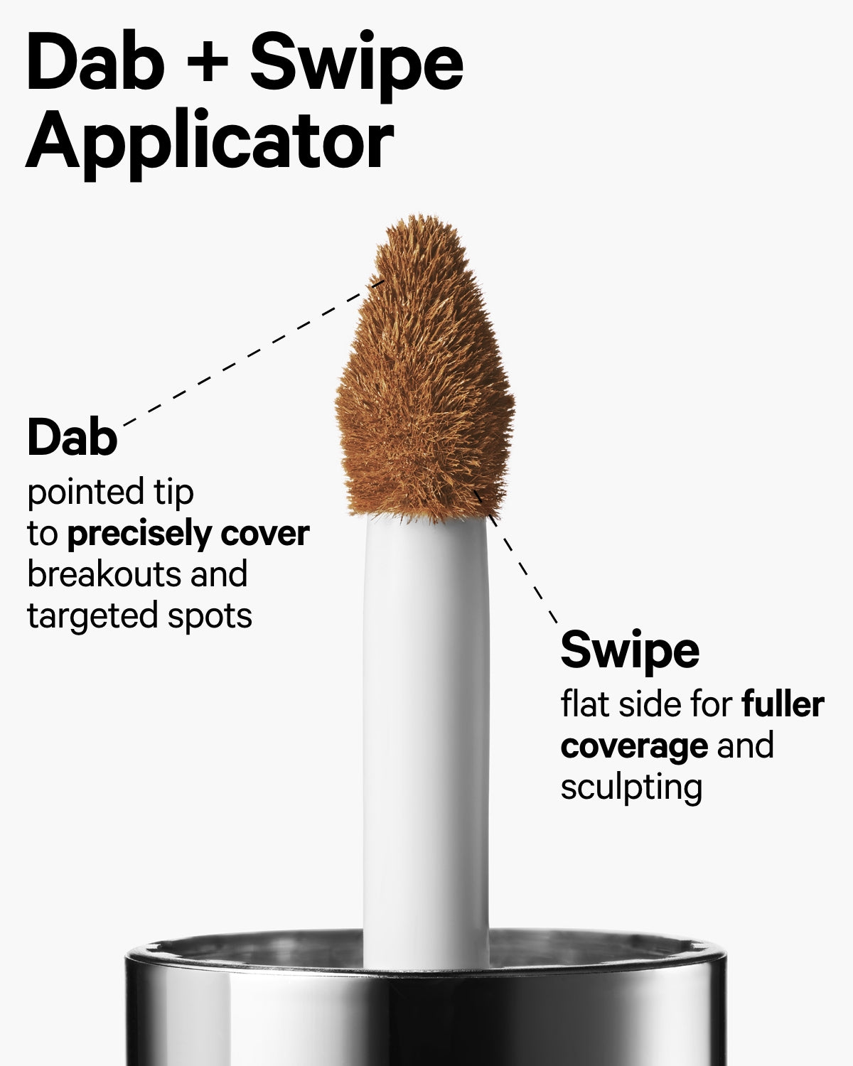 Future Fluid All Over Cream Concealer Applicator | Milk Makeup