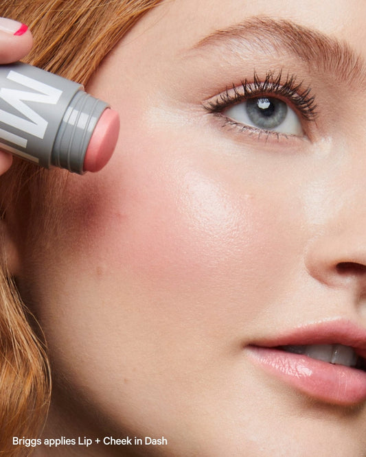 milk makeup lip color c.r.e.a.n & Cheek Cream Rouge - Rally (Purple Rosa Shimmer) - Vegan Long-lasting Mixable up stick can be used on both lips and cheeks for a quick pop of color Is Milk Makeup Lip Color