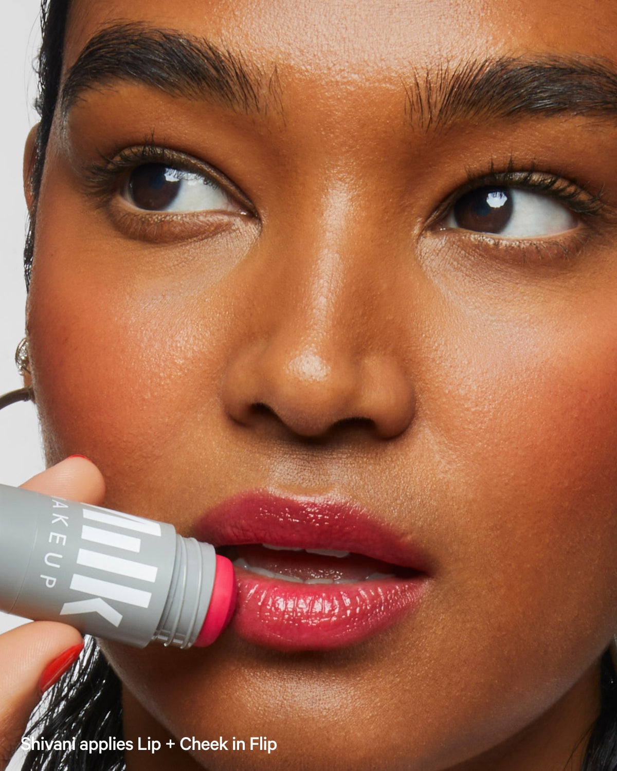 Lip + Cheek Flip Application Shivani | Milk Makeup